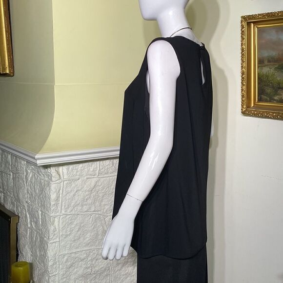 Lauren Ralph Lauren Black & White Sleeveless Top - Picture 4 of 12